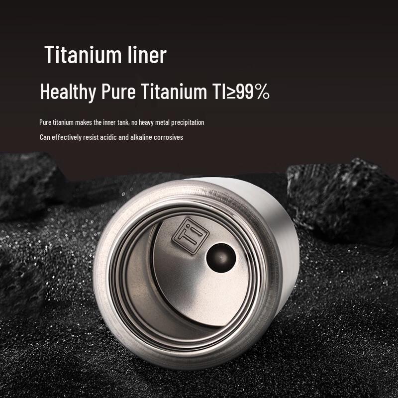 OLOEY Full Titanium Insulated Tea/Water Separation Bottle