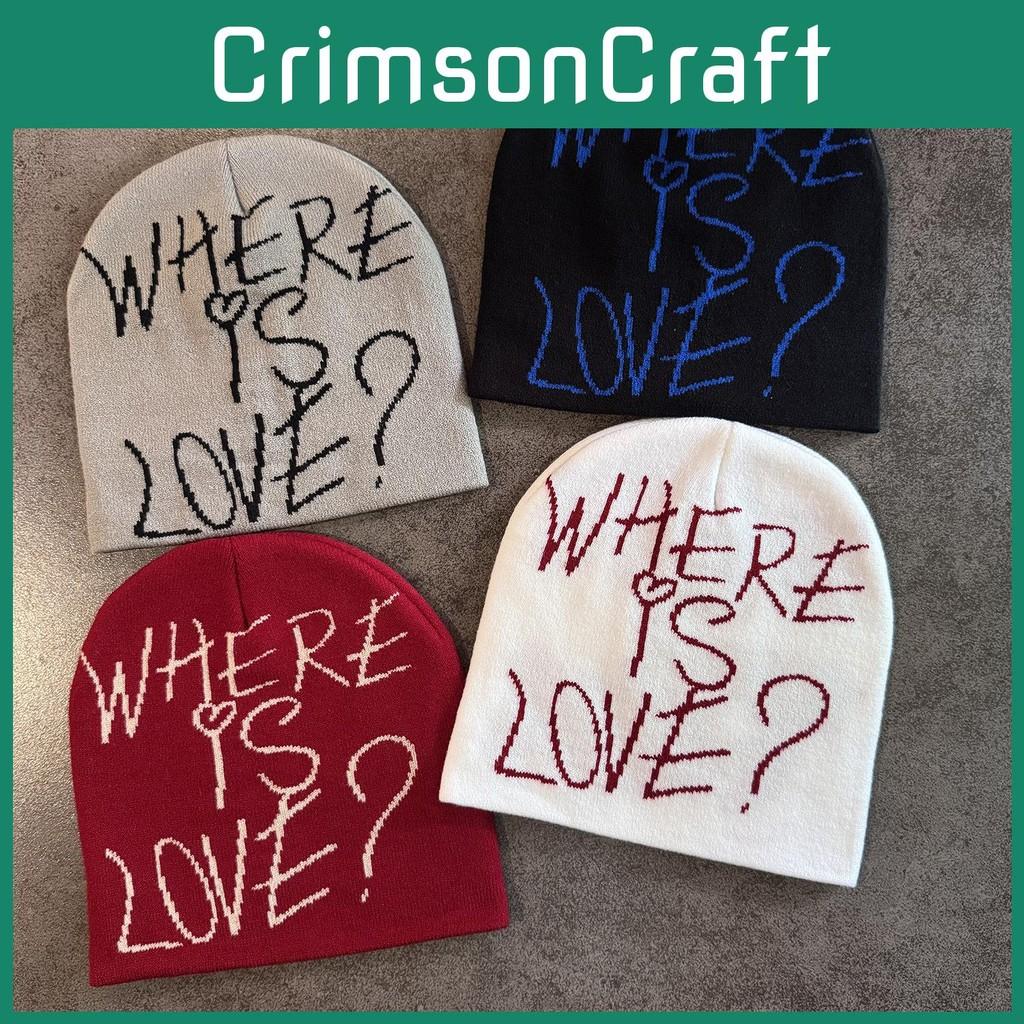 Simple Blocked Color Letter Pattern Neutral Casual Warm Knitted Hat For Winter