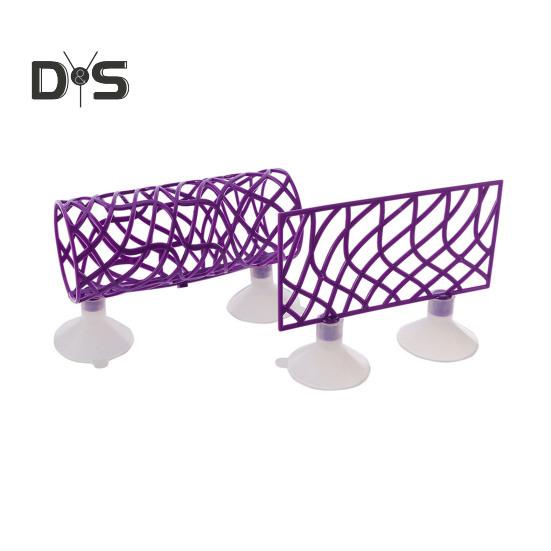 

2 шт. туннель для разведения рыбок Betta, простая установка, защитная пещера, трубка с присоской, нерестилища Betta, кровать для отдыха и разведения рыбок в аквариуме фиолетовый