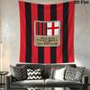 AC Milan Wall Tapestry Aesthetic Wall Hanging Printed Fabric Blanket Decorative Tapestries for Bedroom Living Room Home Decor