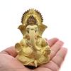Small Ganesha Idol for Car Dashboar, Handcrafted Ganesha Statue for Car, Home, Office - Symbol of Good Luck, Prosperity, and Blessings for Loved Ones