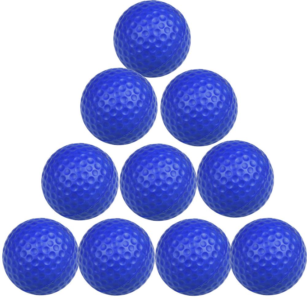 

10pcs Golf Balls Light Indoor Outdoor Training Practice Golf Sports Sponge Elastic PU Foam Balls