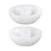 Bowl Shape Candlestick Silicone Molds for Epoxy Resin Pillar Candle Holder Tealight Holder Home Party Decoration