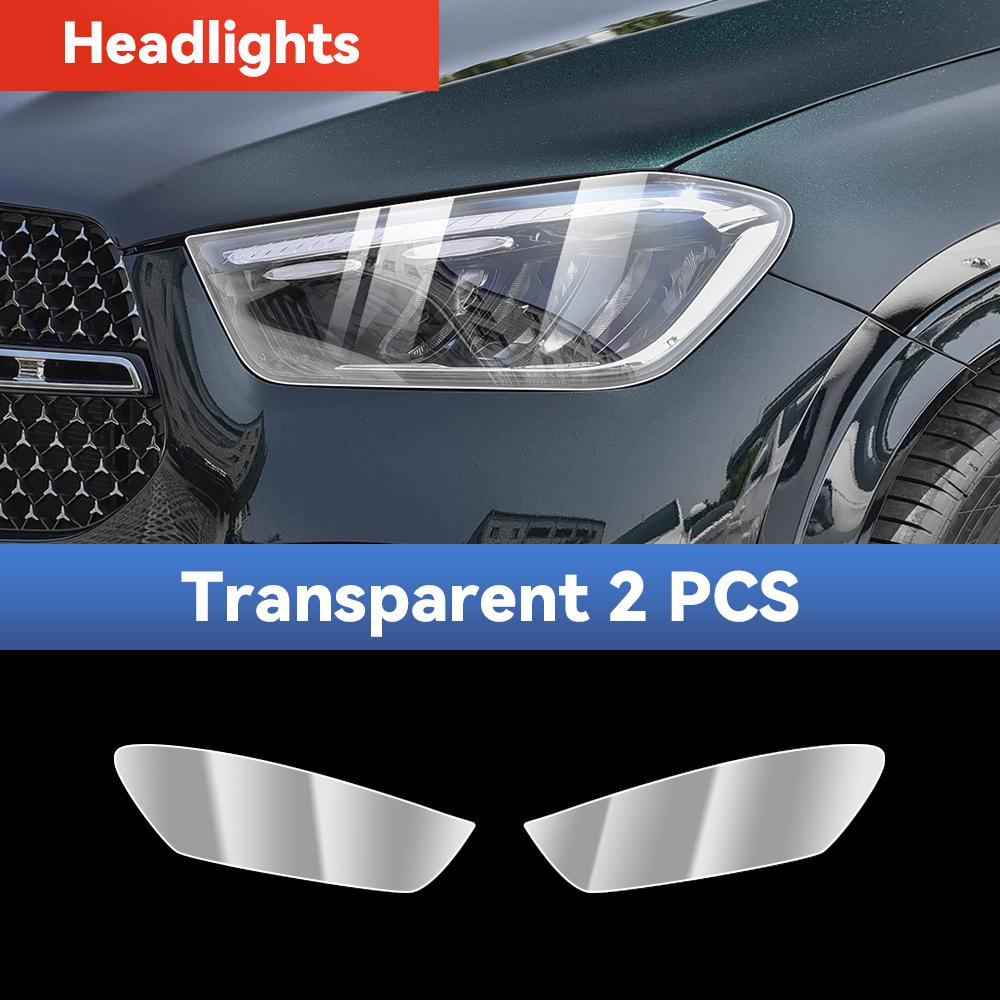 For Mercedes Benz GLE W167 -2026 TPU Headlight Anti-Scratch Transparent Modification Color Changing Protective Film