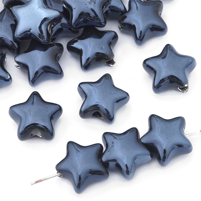 

Керамические бусины в форме цветка-пентаграммы Най Ду для изготовления браслетов, ожерелий, серег и ювелирной фурнитуры