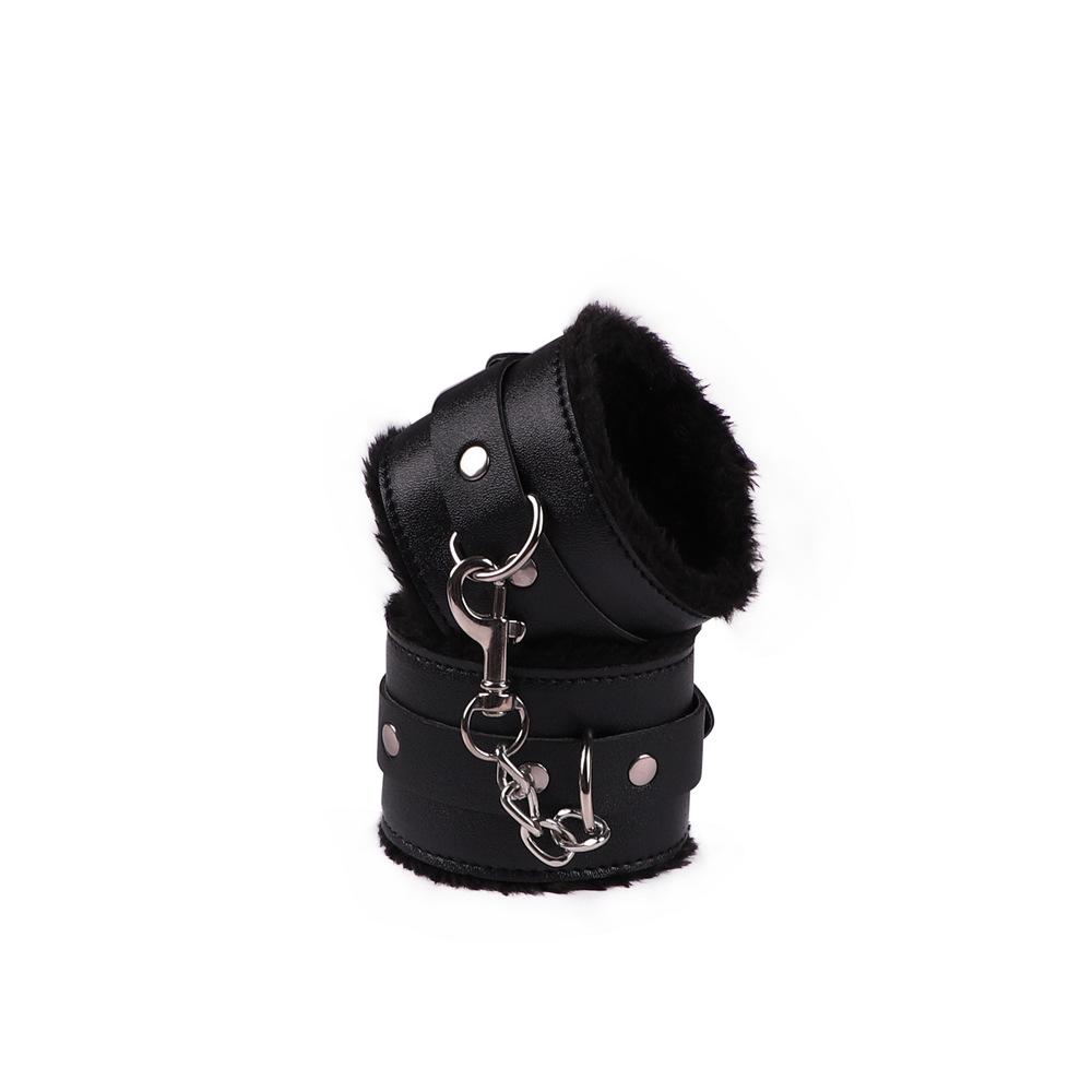 Bdsm Bondage Kit of Leather Restraints Handcuffs Strap Adults Sex Game Toys for Couples Feather Flirting Sexy Erotic