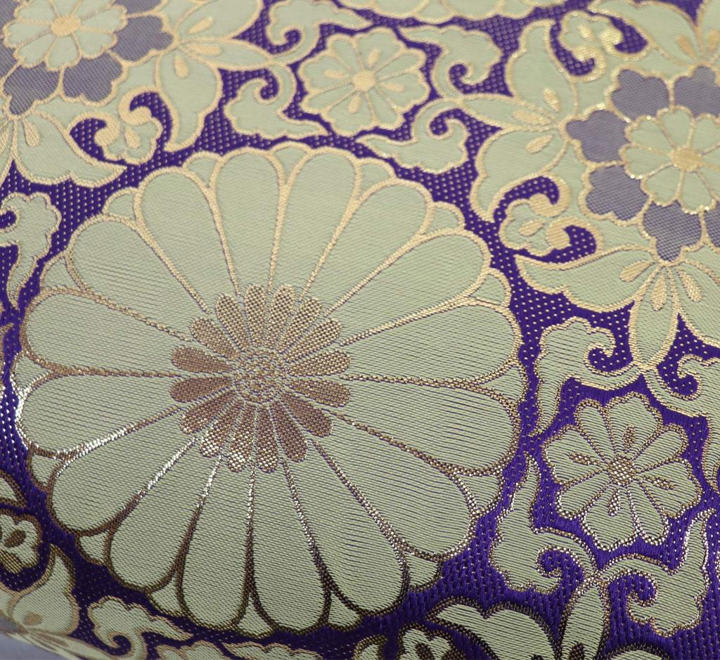 Domestic Gozen Zabuton Buddhist Altar Zabuton Shinkintsu Obon Buddhist Altar Memorial Service "Lotus/Purple"