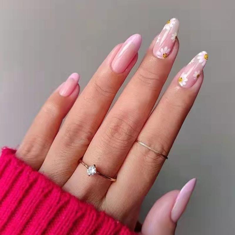 Wear armor Wear armor, French pink edge nail piece Wear nail nail patch nails