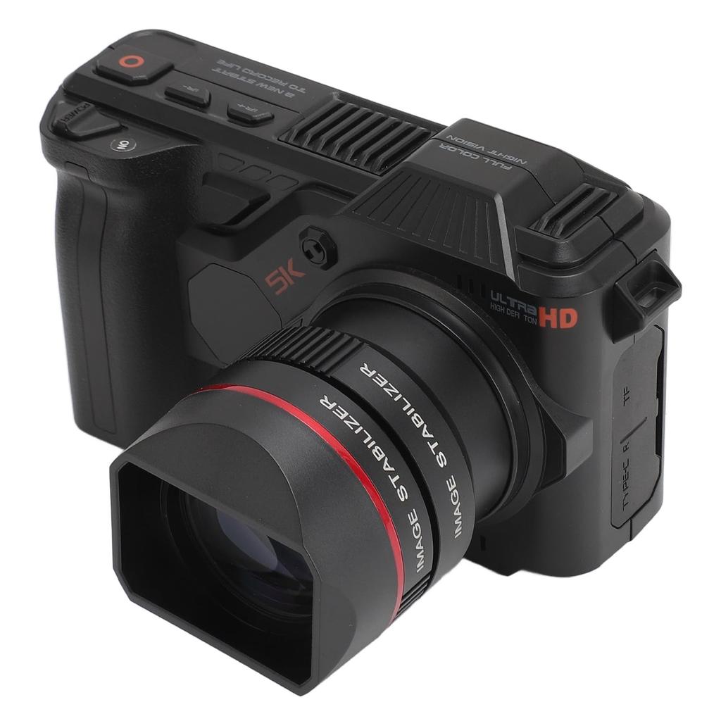 50MP 5K Digital Photography Camera, 50x Zoom, 4-inch Screen, WiFi, Infrared Night Vision, 4800mAh, 15W Starlight, Optical Zoom, 512GB, 4800mAh, 5G