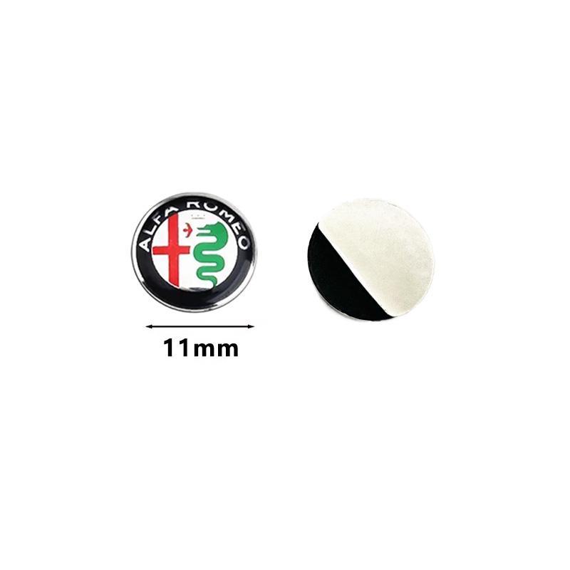 Trbdm9 Car Key Stickers Auto Control Keychain Emblem Accessories For Alfa Romeo 156 159 147 4C 8C 166 Giulia Giulietta Mito Stelvio GT