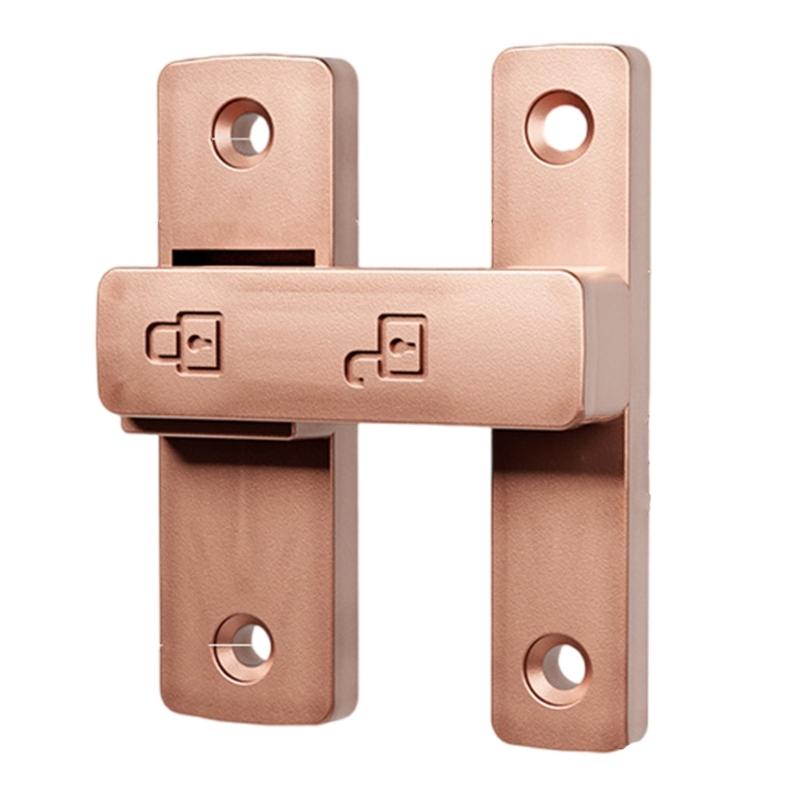 Easy Installion Designs 180 Degree Door Latches Lock for Extra Privacy in Hotel Offices Supplies and Garages Use
