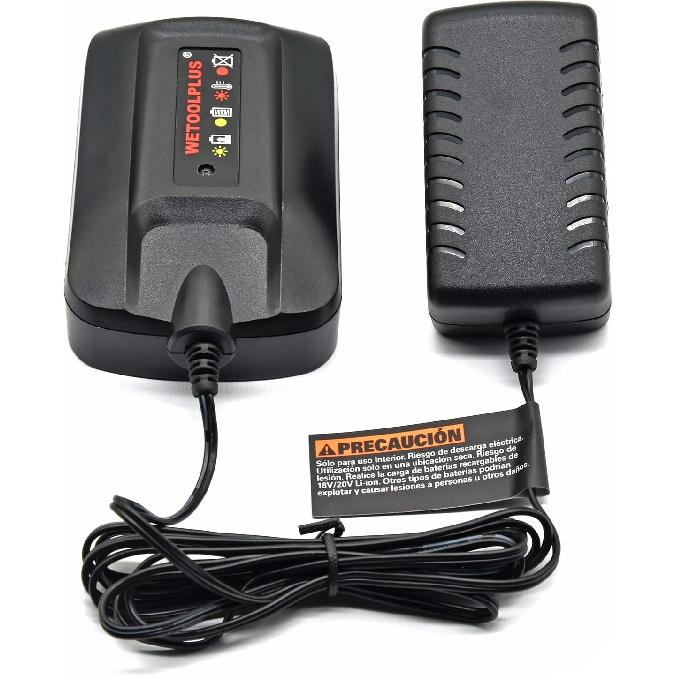 WETOOLPLUS 20V Lithium-Ion Battery Charger For Hyper Tough Battery 20V Compatible With Hyper Tough Battery Charger ACG318W1U
