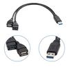 Usb3.0 One To Two Extension Cable Usb Computer 1 To 2 Power Splitter Female/Male To Two Male/ Female Converter