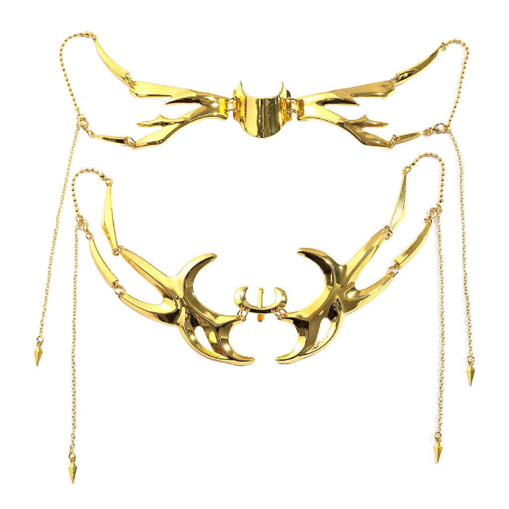 Unique Alien Fluid Face Accessory Nose Chin Mechanical Mask Futuristic Fashion Jewelry Elegant Party Accessories