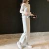 Chic Autumn Winter Chic Harem Pants Women Loose Trousers Comfortable Thick Warm All-match Knitted Granny Pants