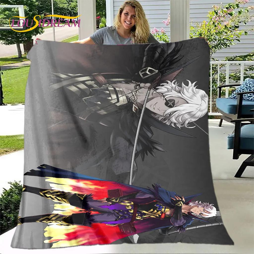 Game Fire Emblem Series Gamer Soft Plush Blanket,Flannel Blanket Throw Blanket for Living Room Bedroom Bed Sofa Picnic Cover Kid
