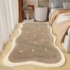 Carpet 1PCS Imitation Cashmere Bedroom Bedside Blanket Home Soft Living Room Whole House Floor Mat Coffee Table Home Decoration