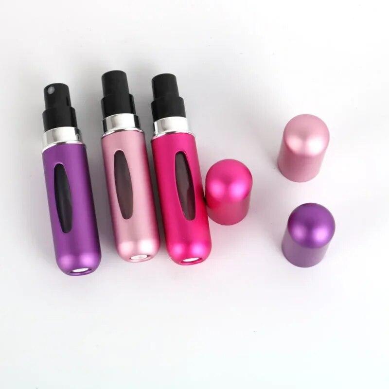 5 ml Parfüm Nachfüllflasche Tragbare Mini Nachfüllbare Spraydose Duftpumpe Leere Kosmetikbehälter Zerstäuber für Reisewerkzeug Hot