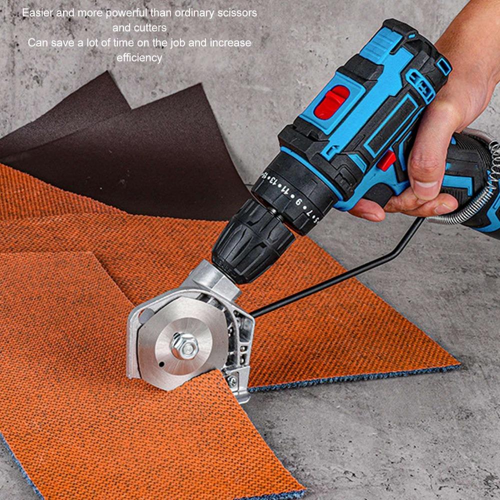 Efficient Cutting Electric Drill Plate Cutter Handheld Electric Drill Refitting Material Cutting