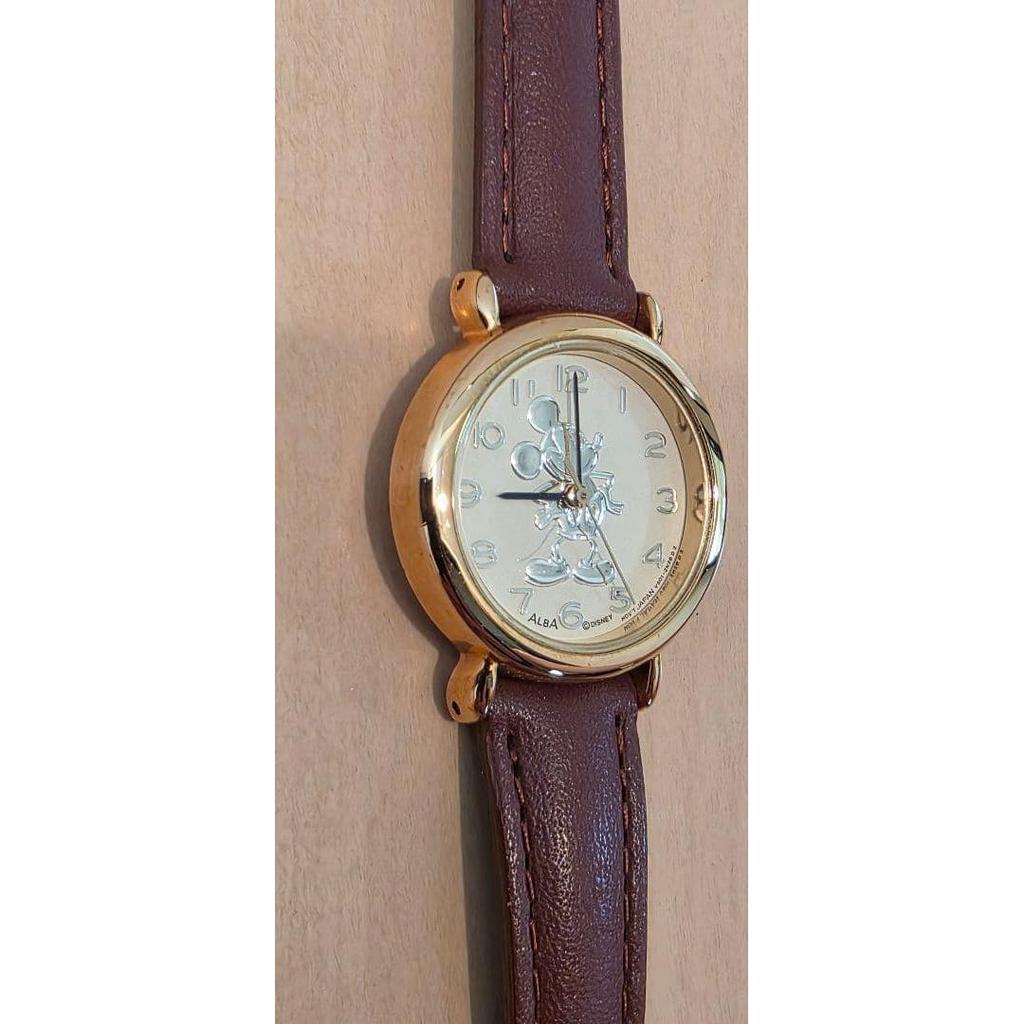 Used ALBA Disney Mickey Mouse Watch Quartz