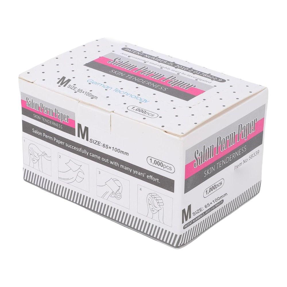 1000pcs Breathable Hair End Papers High Toughness Hair Styling Paper Hairdressing Tissue For Salon
