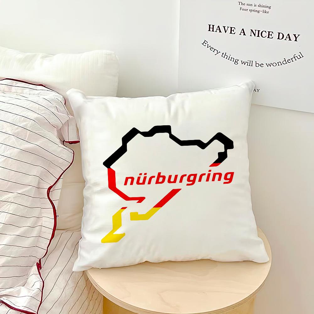 Cool N-Nurburgrings Car Cushion Cover Comfortable Soft Hogar Pillowcase For Sofa Living Room Bed Home Decor Protective Covers
