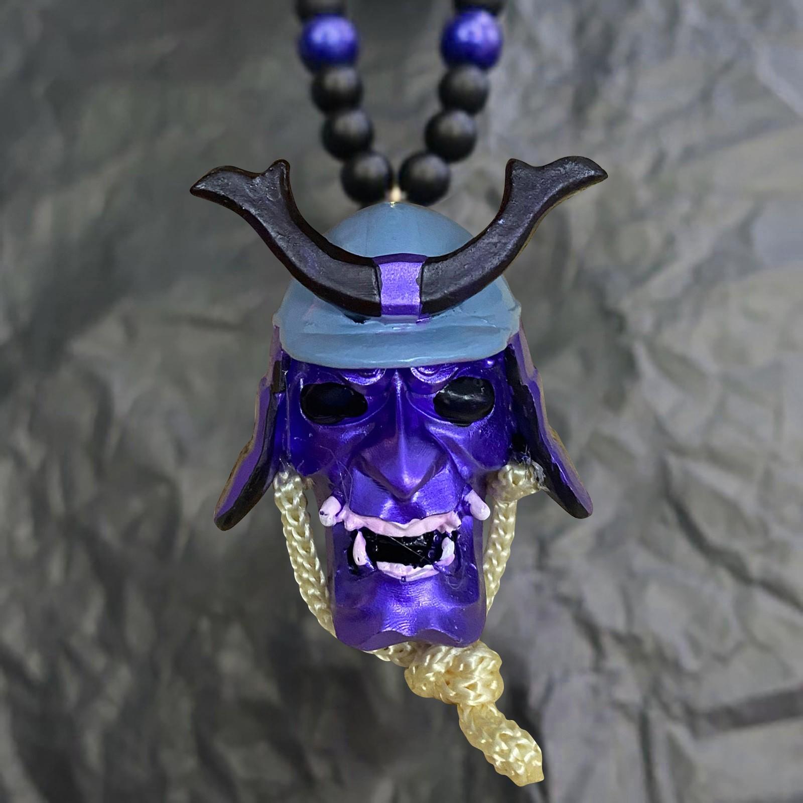 -Kabuto Helmet / Hannya Japanese Oni Car Rear View Mirror Charm