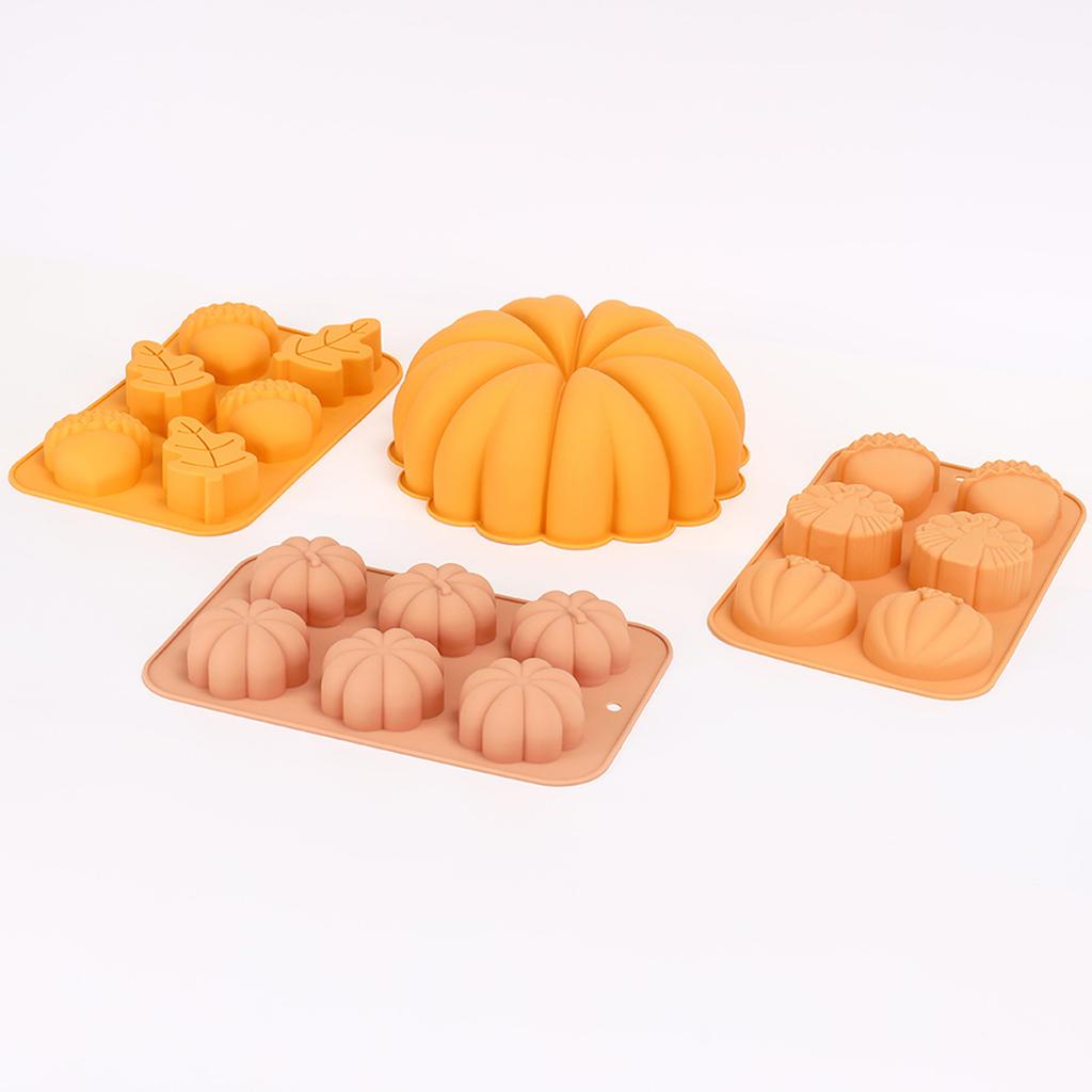 Silicone Chocolate Moulds Pinecone Candy Molds Fondant Cake Cupcakes Decorating Pumpkin Baking Mould for Sugarcrafts DIY