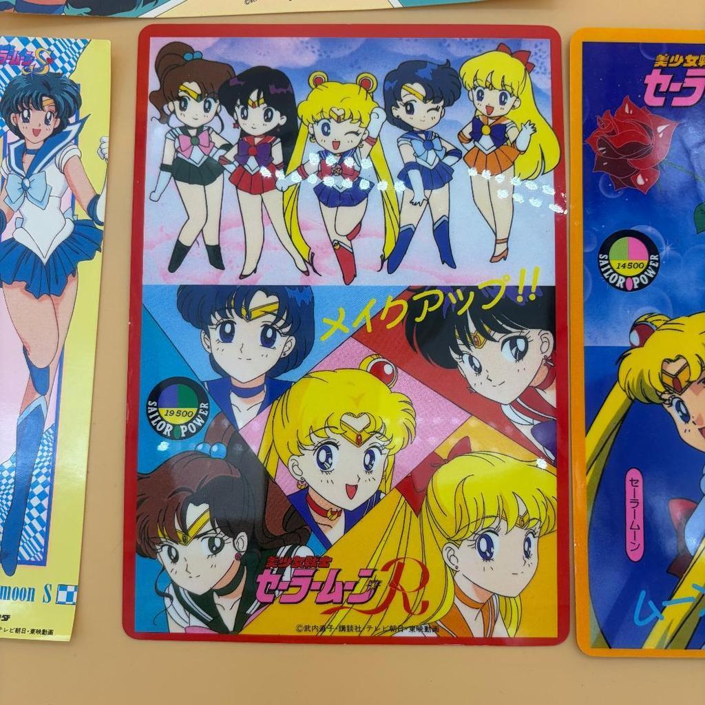 Used At That Time Pretty Guardian Sailor Moon R S Amada Sticker/Jumbo Card