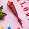 Beste Wünsche Künstliche Rose Blume Dekorative Schaustück Geschenk | Valentinstagsgeschenk für Freundin Freund | Valentinstag Dekoartikel
