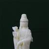 1pc Ivory Fruit Powder Guanyin Ornament Yulong Guanyin Statue Living Room Desktop Decoration Feng Shui Ornaments Home Decoration