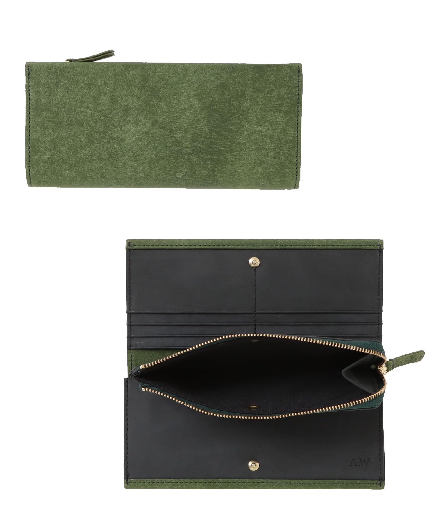 

AW Мужской тонкий длинный кошелек, Натуральная кожа, Большая вместимость, AP-007 (зеленый)