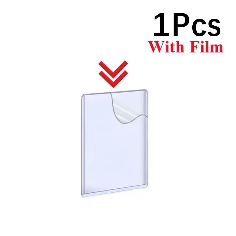 

1/50Pcs Transparent Card Sleeve Korean Kpop Card Sleeve with Protective Film Holder Idol Photo Game Card Holders Cover 35PT