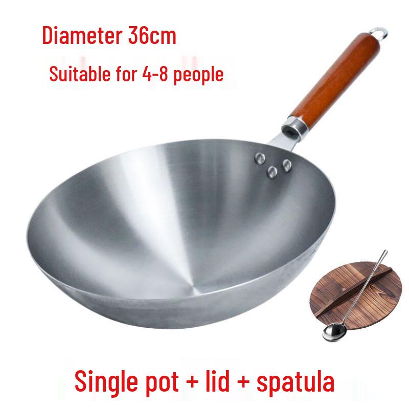 Qianxing Traditional Hand-Forged Iron Wok