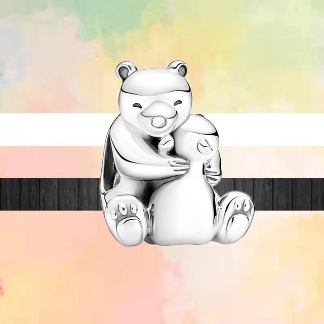 Neue Tier Stil Glückliche Katze Hund Panda Bär Löwe Schlange Kaninchen DIY Perlen Fit Original Mode Charms Silber Farbe Armbänder schmuck