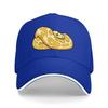 Snake Pattern Baseball Cap Black Adjustable Hat with Yellow Python Design for Men and Women Fashion Streetwear Accessory