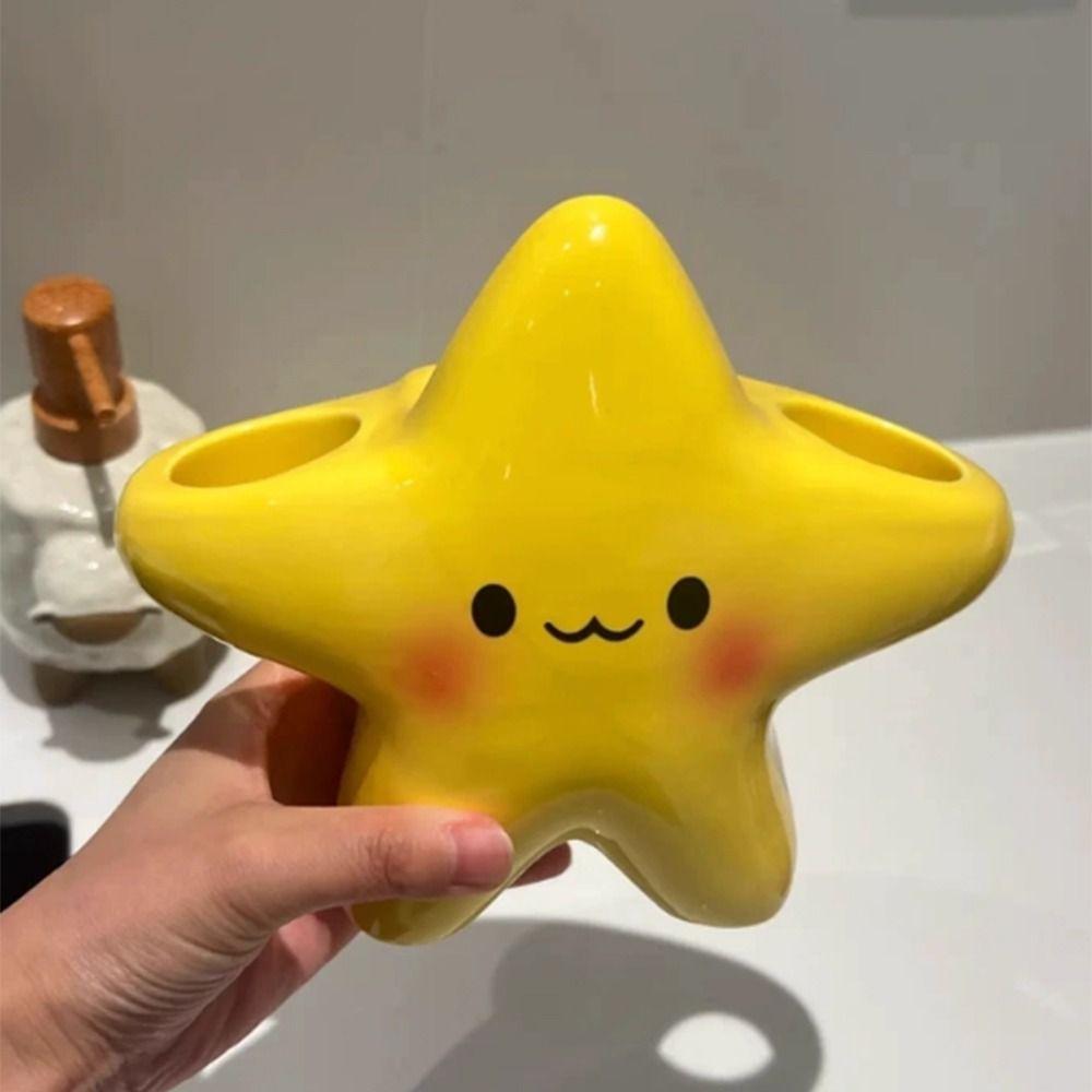 Waterproof Electric Toothbrush Holder Star Shaped Toothbrush Storage Rack  Bathroom Accessories