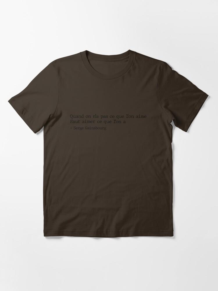 Serge Gainsbourg Serge Gainsbourg - citazione classica T-Shirt Essenziale