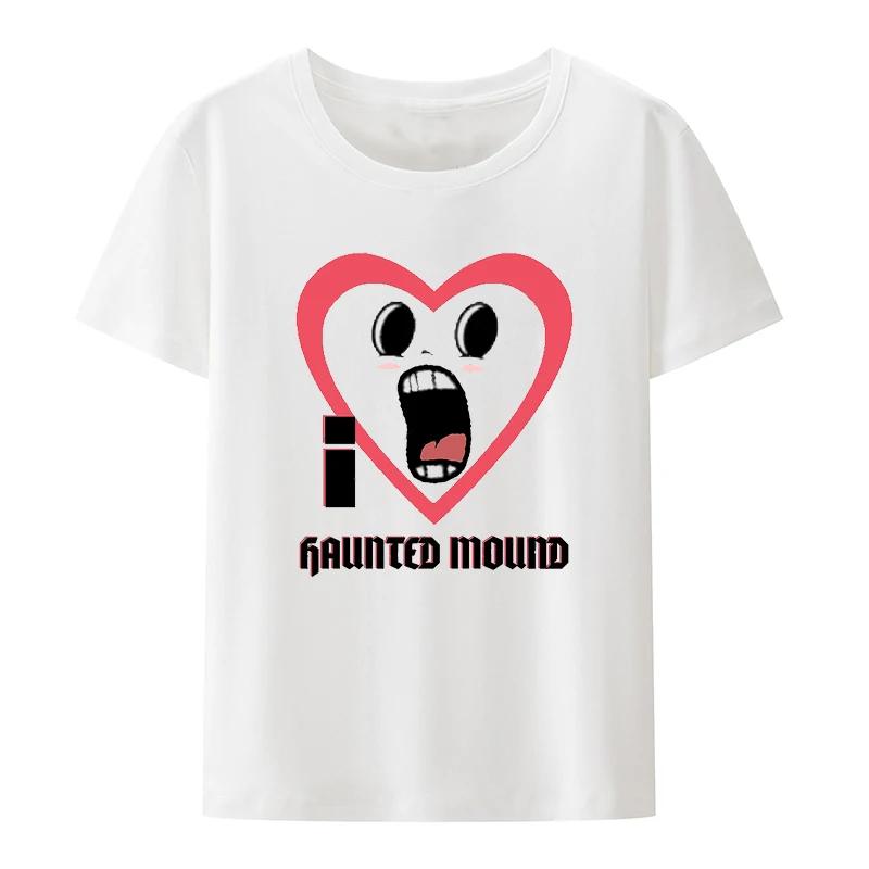

Horror Halloween Shirt Sematary I Love Haunted Mound T Shirt Vintage Men Women Short Sleeve Casual Tops Streetwear Camisetas XXXXL
