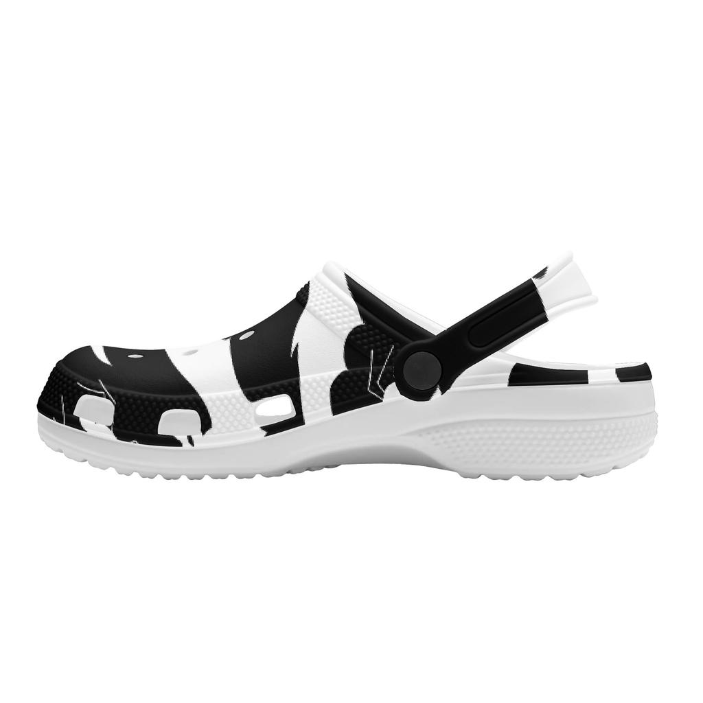 Printed EVA Beach Shoes Women Men Lightweight Breathable Slip On Garden Clogs Pool Bathroom Home Summer Casual Wear