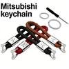cxmvxd1 Car Emblem Key Rings Man Woman Keychain Gift for Mitsubishi Triton ASX EVO Lancer Montero Mirage Pajero Galant L200 OTO