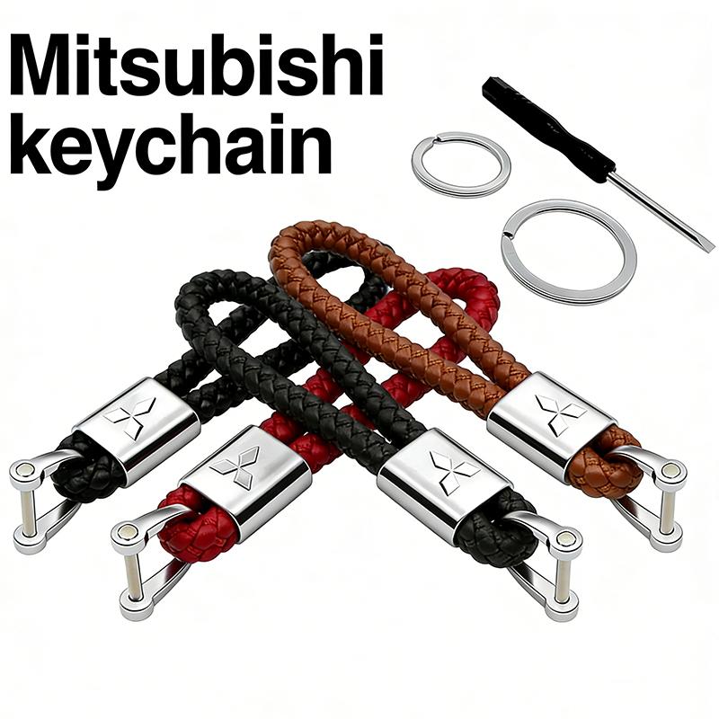 cxmvxd1 Car Emblem Key Rings Man Woman Keychain Gift for Mitsubishi Triton ASX EVO Lancer Montero Mirage Pajero Galant L200 OTO