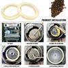 2PCS 54mm Silicone Steam Ring for Breville Espresso Machine 878/870/860/880/810/840/450/500 and Sage 880/878/875/870/810/500, BPA-Free Grouphead