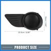 Front Left Right Side Fog Light Grille Cover 52128-08020 52127-08020 Fog Light Bezel Cover Trim for Toyota Sienna 2011-2015 1 Pair Auto Accessories