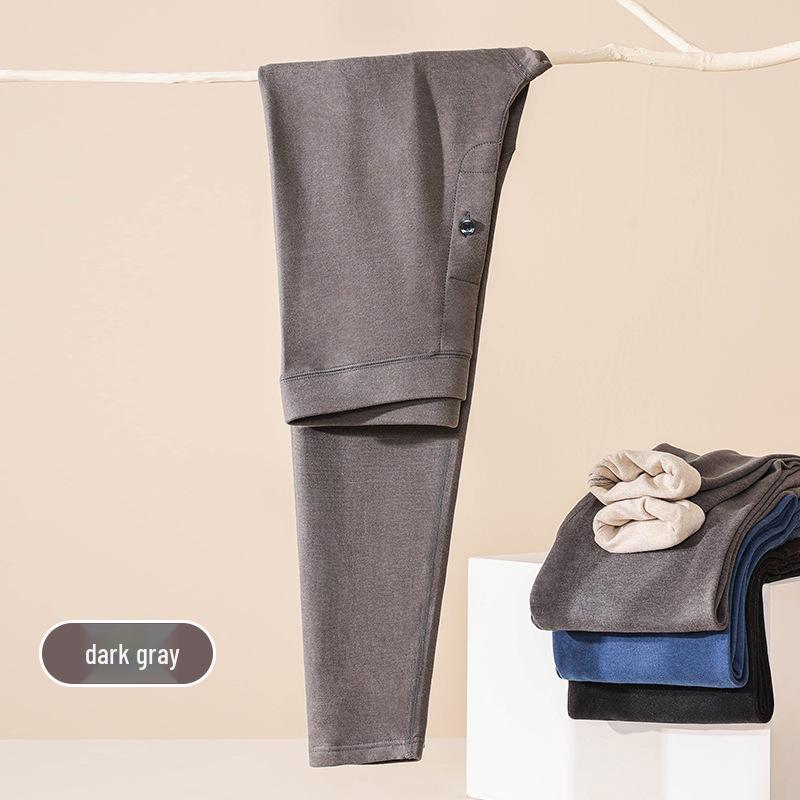 10A Anti-bacterial Anti-mite High Waist Wool Pants - Women's and Men's Autumn Winter Warm Base Layer