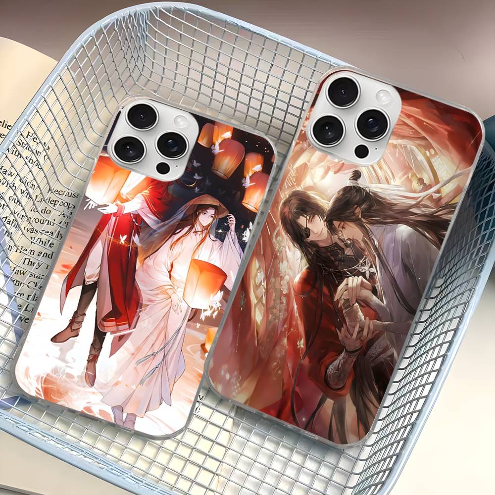 Heaven Officials Blessing Phone Case For IPhone 11 12 13 14 15 16 17 Plus Pro Max Satin Laser Glossy Cover