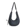 Retro Plaid Crossbody Bag Large Capacity Adjustable Strap Shoulder Bag Casual Daily Dumpling Bag Portable Travel Messenger Bag