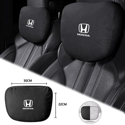 WBV5  Car Headrest Waist Rest For Civic Fit Jazz Accord CRV HRV Mugen Headrest Neck Support Seat Lumbar Cushion Soft Neck Pillow