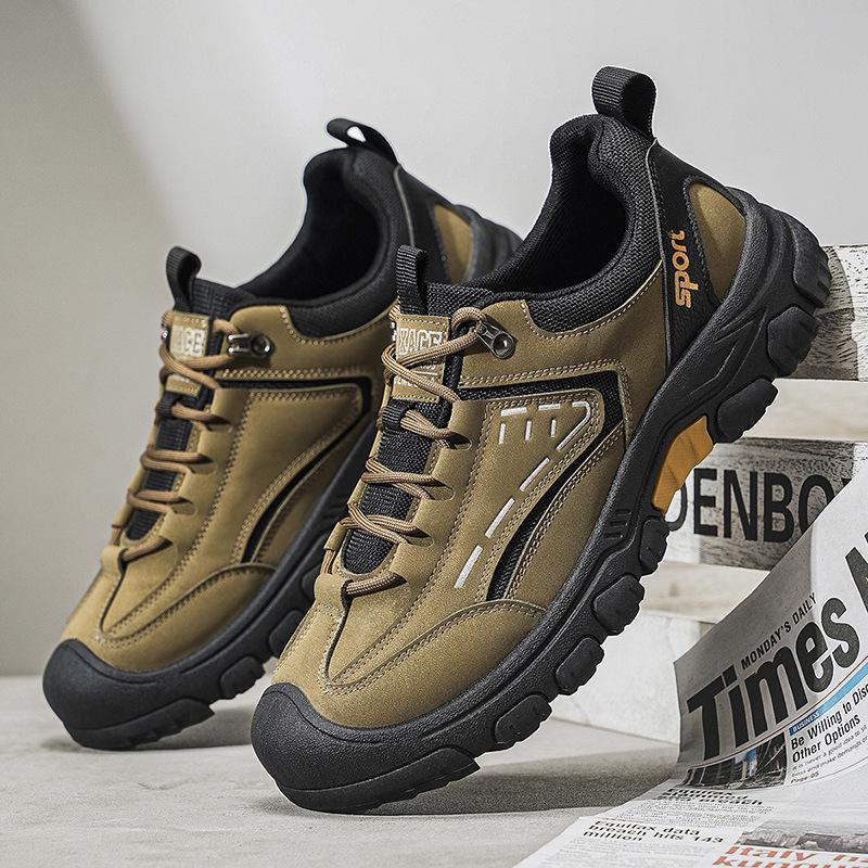2025 Spring New Large Size Breathable Mesh Comfortable Men's Trendy Hiking Shoes Outdoor Casual Men's Models