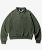EZKATON Pigment Collared Sweatshirt Khaki Sjmt6917